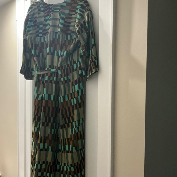 Make Offer:) NWT TOAST Isobel Harvey Print Tie Dress sz XS - Picture 2 of 7